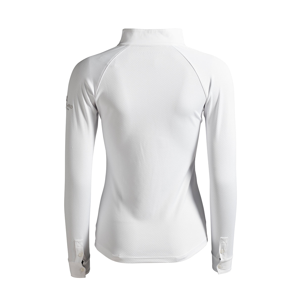 KingsLand Women's Classic LS Show Shirt White