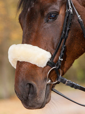 Real Lambskin Noseband or Headpiece Cushioning