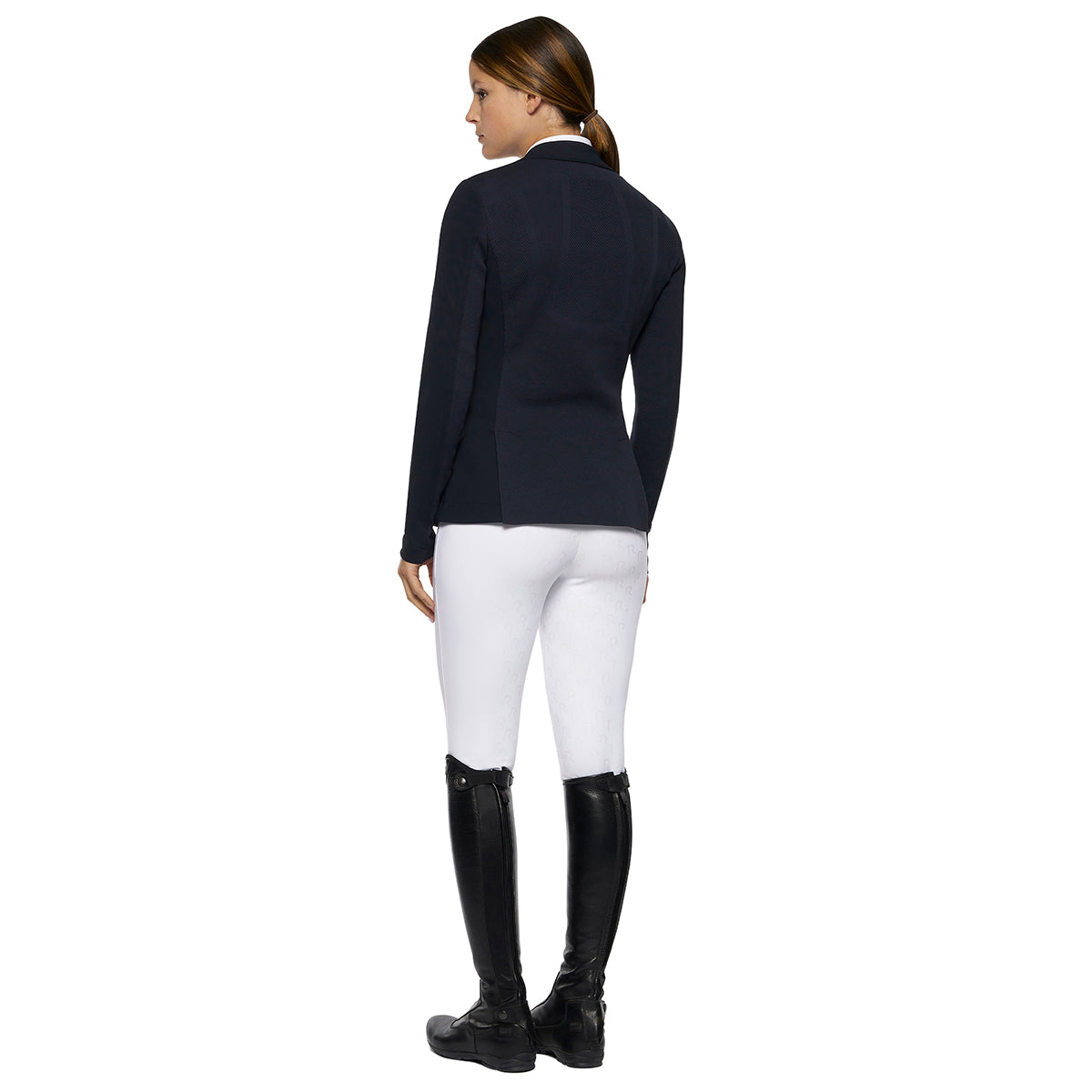 Cavalleria Toscana Women's R-EVO Riding Jacket with Zip with Inserts in Technical Mesh