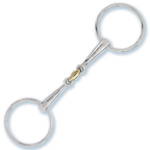 Stubben 2in1 Loose Ring Snaffle double broken