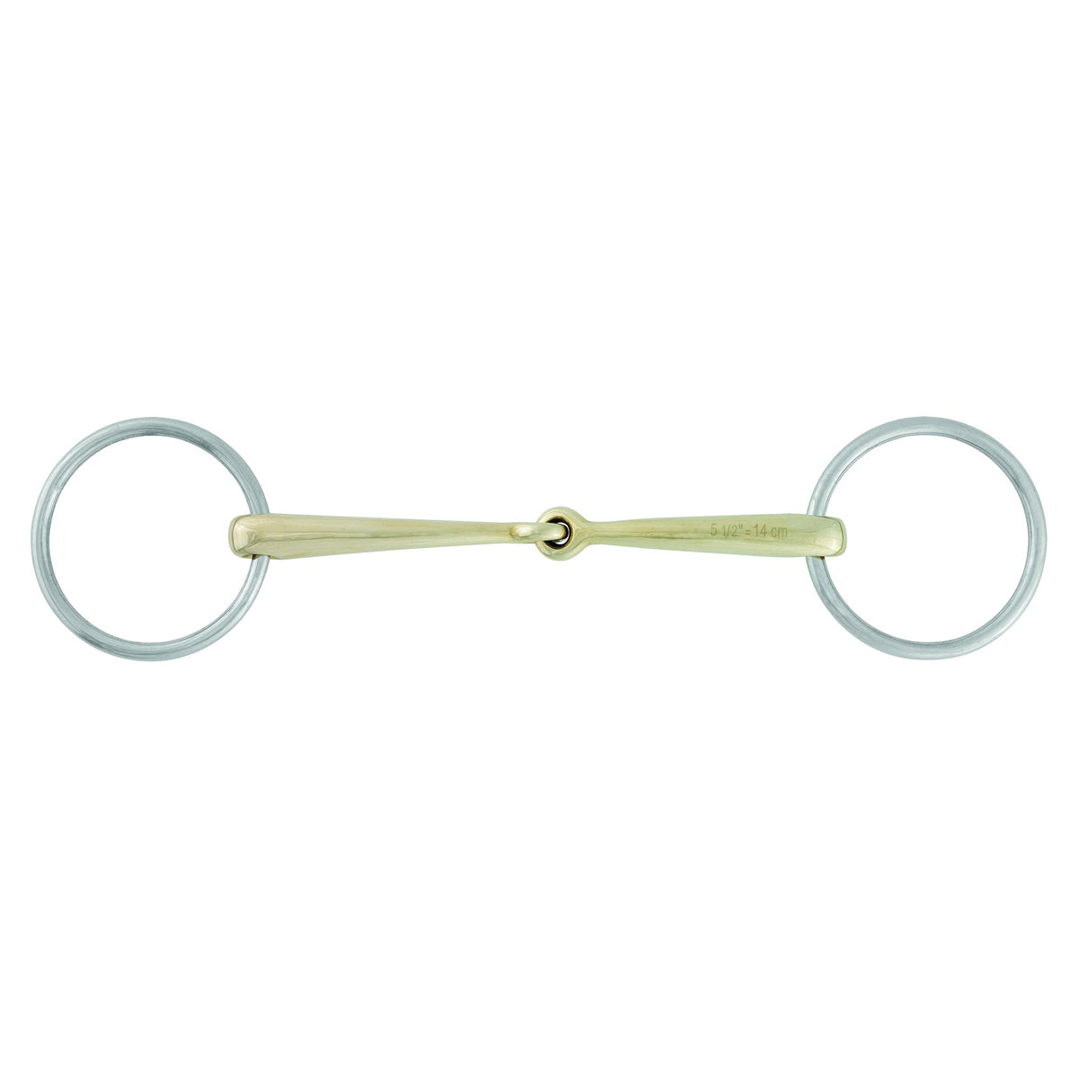 Stubben Bradoon / Loose Ring Snaffle single jointed Sweet Copper