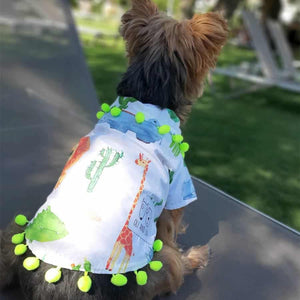 Oli and Lui Dog Shirt Jungle