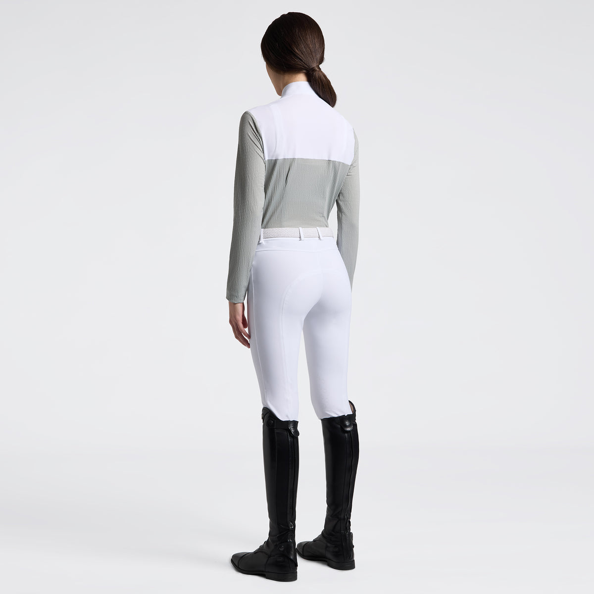 Women's Long Sleeve Riding Shirt in Jersey