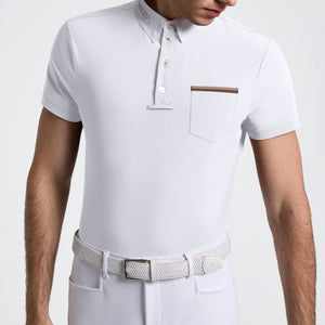 Men's Short Sleeve Riding Shirt with Pockets