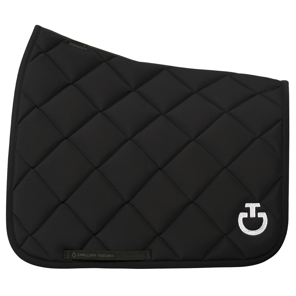 Diamond-Quilted Dressage Saddle Pad in Jersey