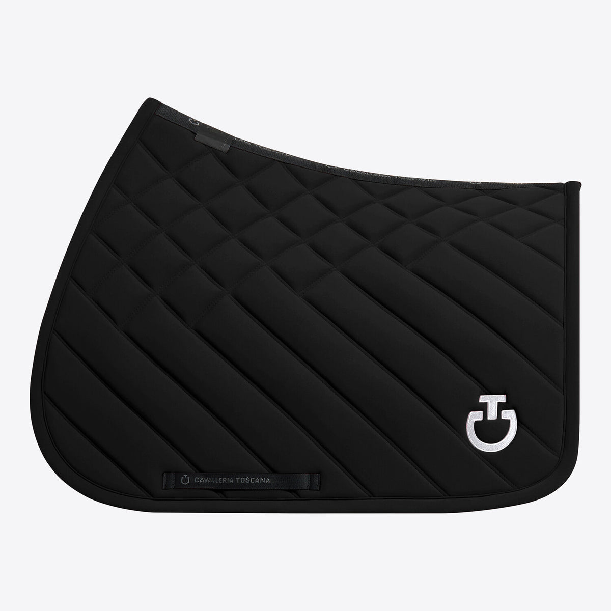Jumping Saddle Pad with Diamond and Line Quilting