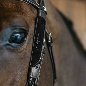 Blinkers with Fancy Stiching