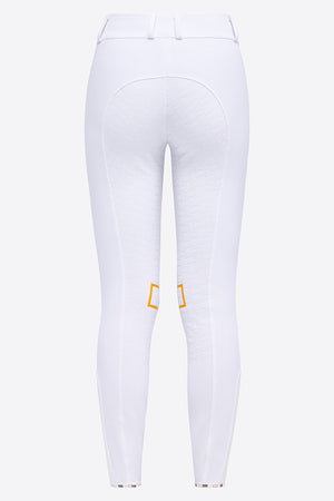 RG Women's Hight Waist Full Grip Riding Breeches White