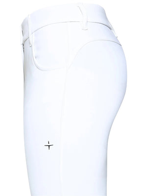 Trolle Women's New Star Cut High Waist Knee Grip Breeches White