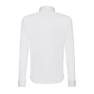 Cavalleria Toscana Boys Jersey Long Sleeve Show Shirt White