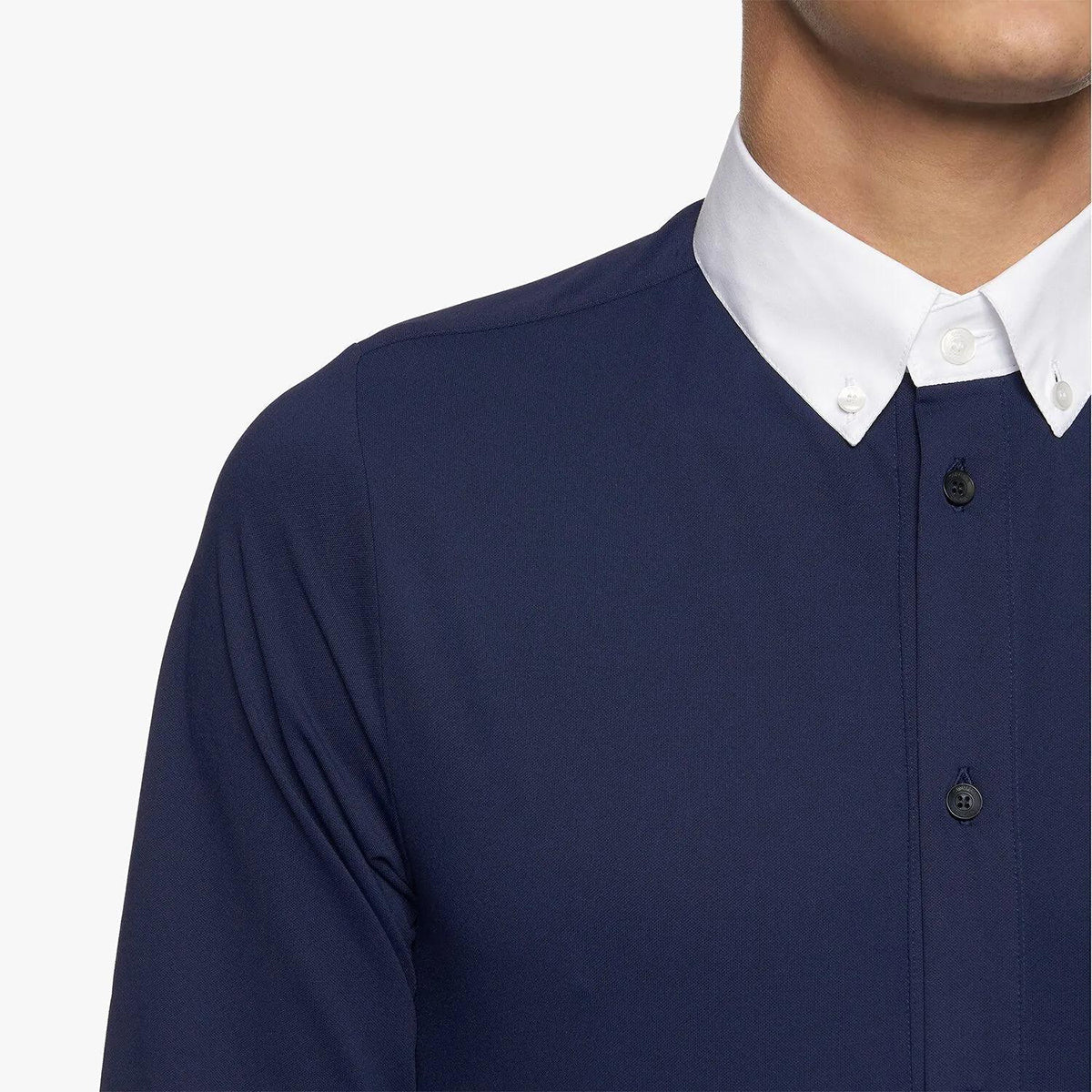Cavalleria Toscana Men's Button-Down Long-Sleeved Shirt