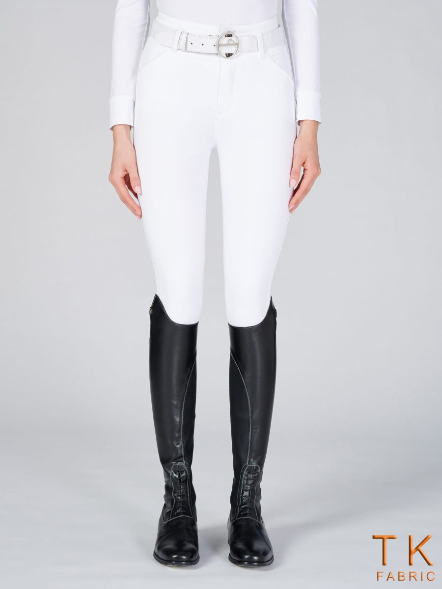 Women's Molveno Breeches Knee Grip White