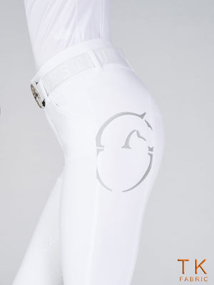 Women's Molveno Breeches Knee Grip White