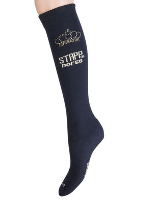 Stapp Horse Strass Crown Socks