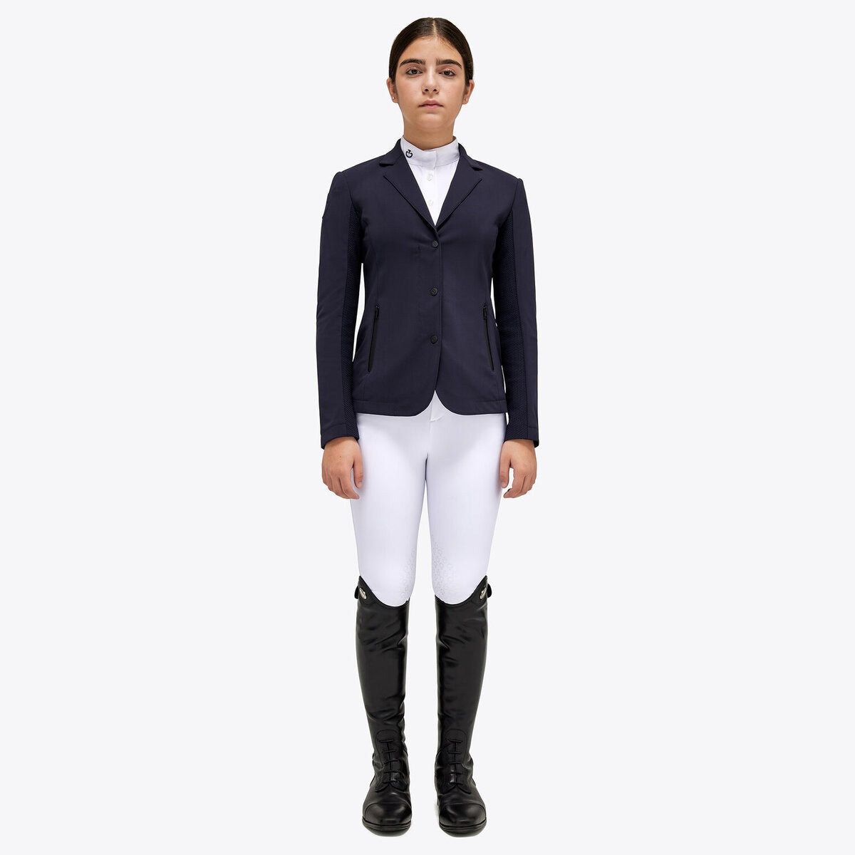 Cavalleria Toscana Girl's Competition Jacket with Zip