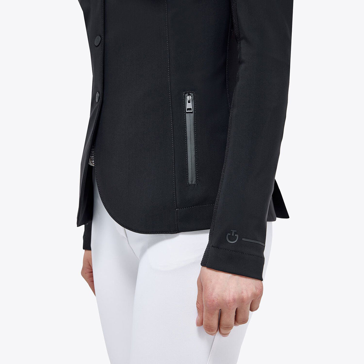 Cavalleria Toscana Women's R-EVO Light Tech Knit Zip Riding Jacket