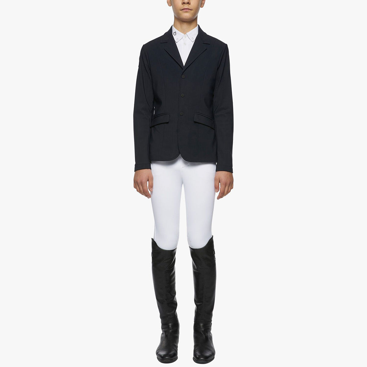 Cavalleria Toscana BoysLightweight Jersey Zip Riding Jacket