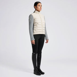 Cavalleria Toscana Women's Nylon and Fleece Zip Up Jacket