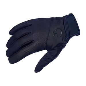 Cavalleria Toscana Mesh Grip Gloves-Navy-9