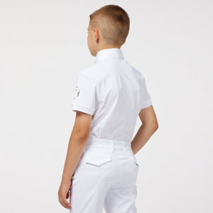 Boy's Budoni S/S Shirt-Optical White