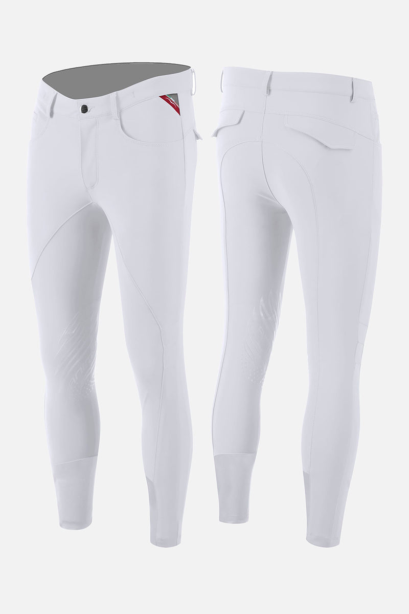 Animo Men's Metrik 24S Riding Breeches White