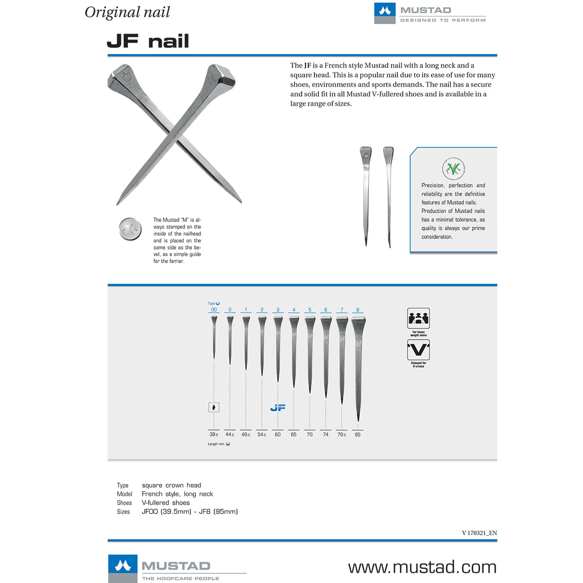 Mustad JF Nail