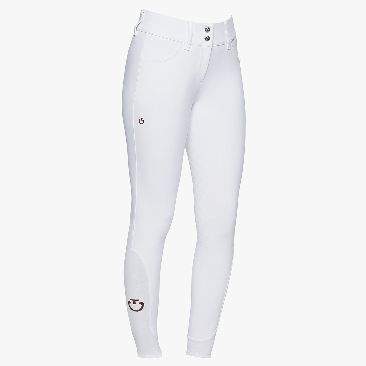 Cavalleria Toscana Women's American Full Grip Breeches-White