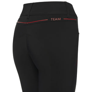 Cavalleria Toscana Women's Team Red Stripe High Waist Breeches