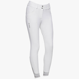 Cavalleria Toscana Women's High Waist RS Breeches WHITE