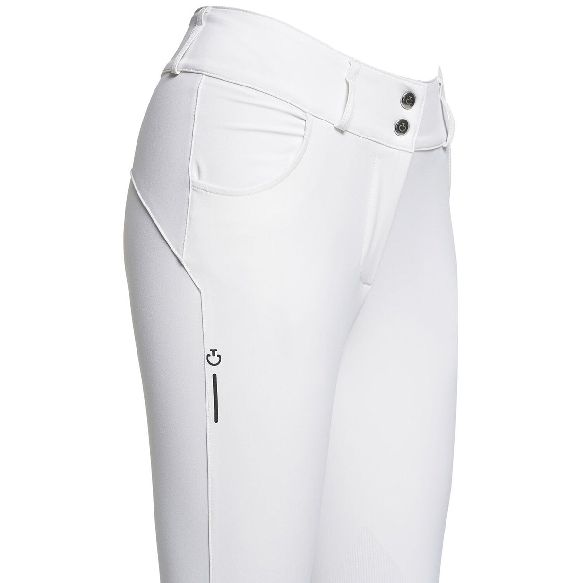 Cavalleria Toscana Women's High Waist RS Breeches WHITE