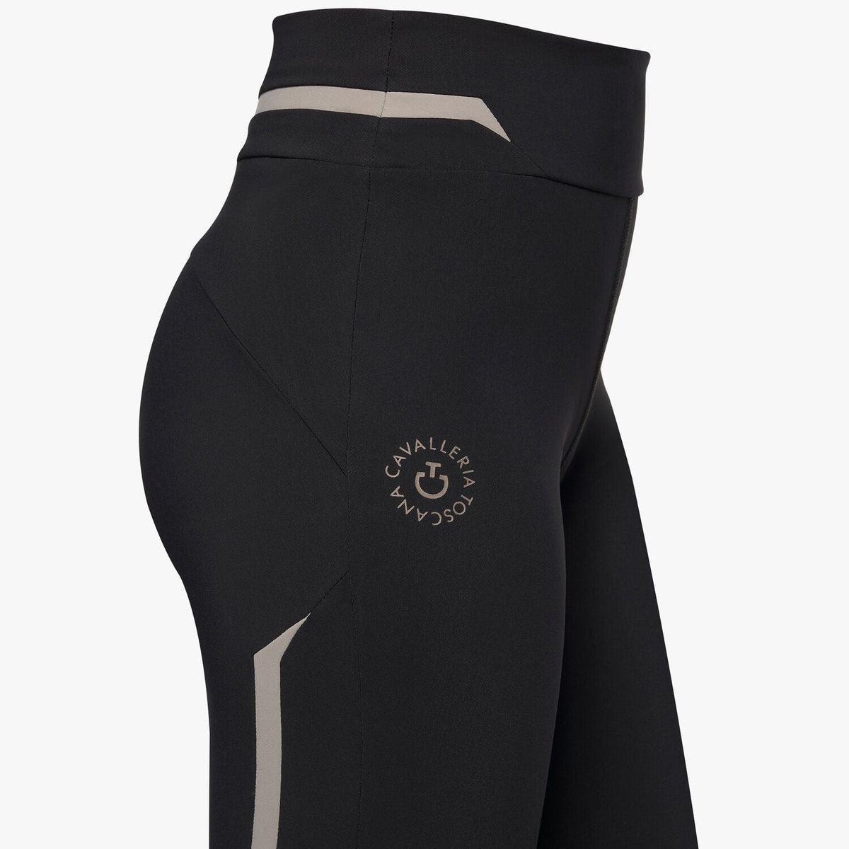 Cavalleria Toscana Women's Orbit High Waist Riding Leggings-Black-38