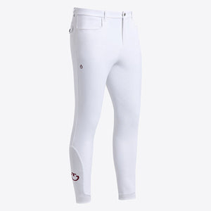 Cavalleria Toscana Men's Full Grip Dressage Breeches -White
