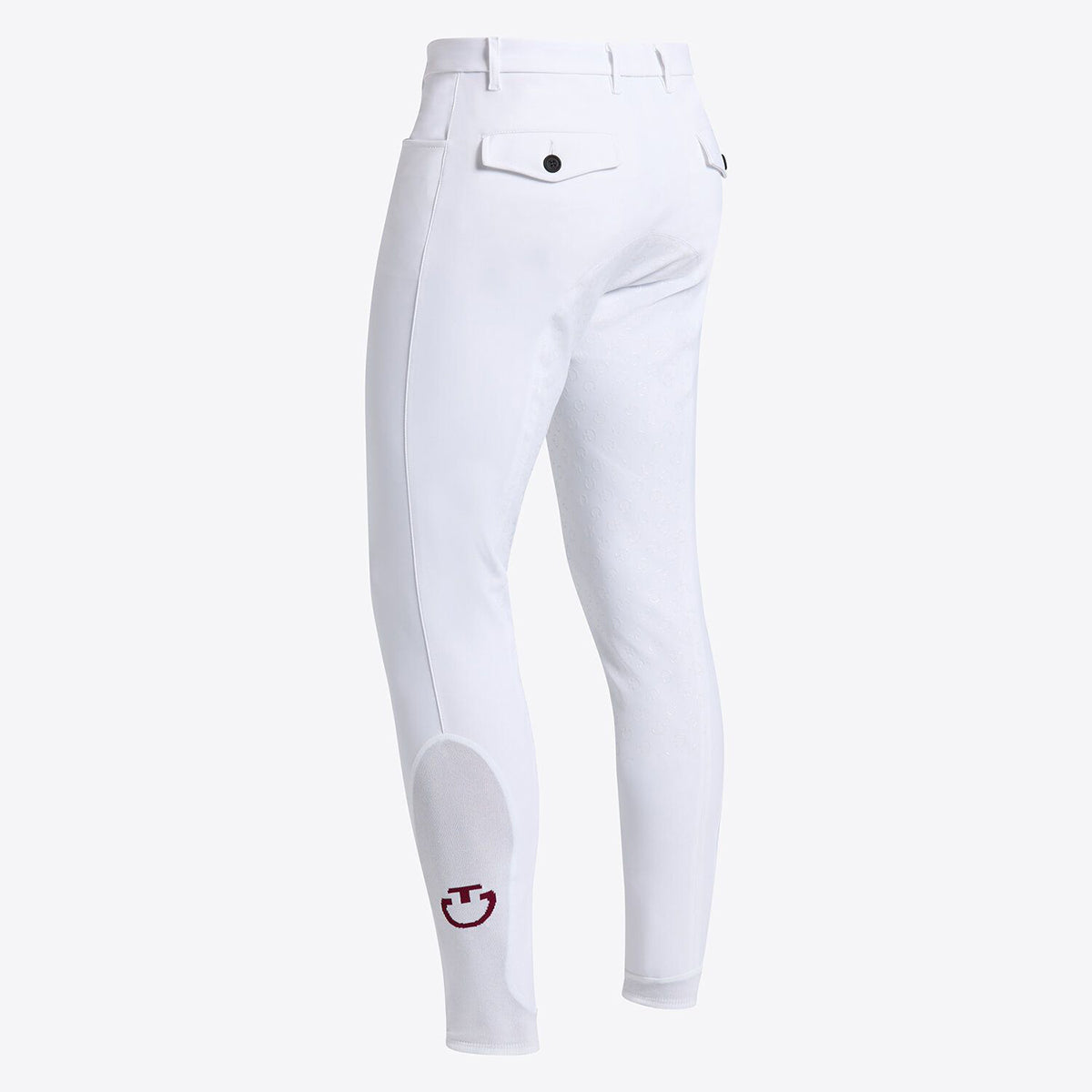Cavalleria Toscana Men's Full Grip Dressage Breeches -White