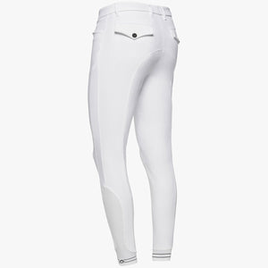 Cavalleria Toscana Men's Rubber CT Logo Stripe Breech