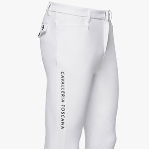 Cavalleria Toscana Men's Rubber CT Logo Stripe Breech