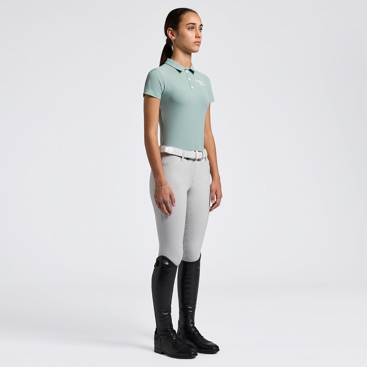Cavalleria Toscana Girls' Training Jersey Polo
