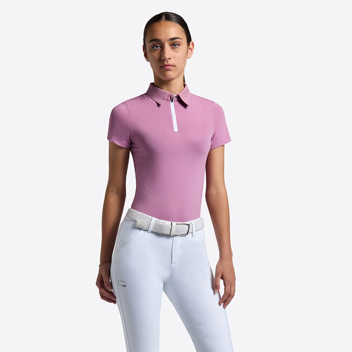 RG Girls Micro Perforated Short Sleeve Polo