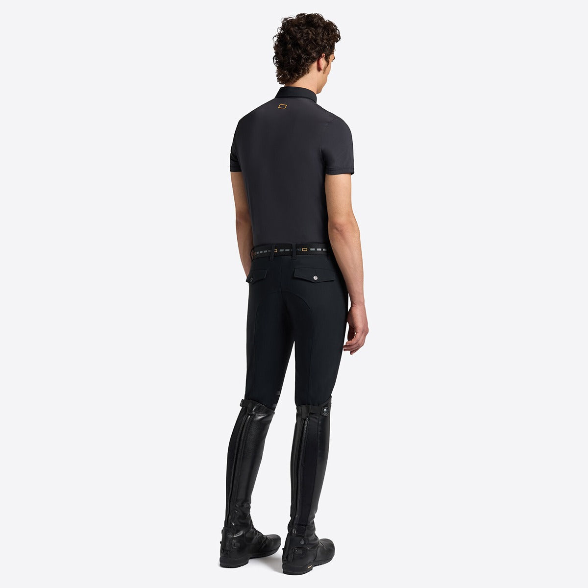 RG Men’s Micro-Perforated Jersey Polo with Buttons
