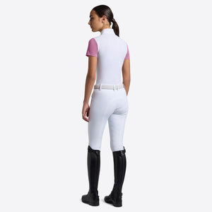 RG Girls Micro Perforated Jersey Inserts Competition Zip Shirt S/S