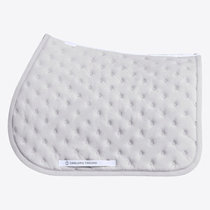 Jumping Saddle Pad with Quilted Design and Micro Logo