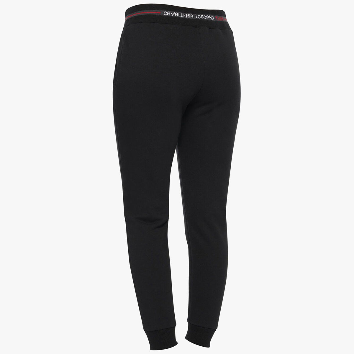 Cavalleria Toscana Women's Team Red Stripe Cotton Jogger