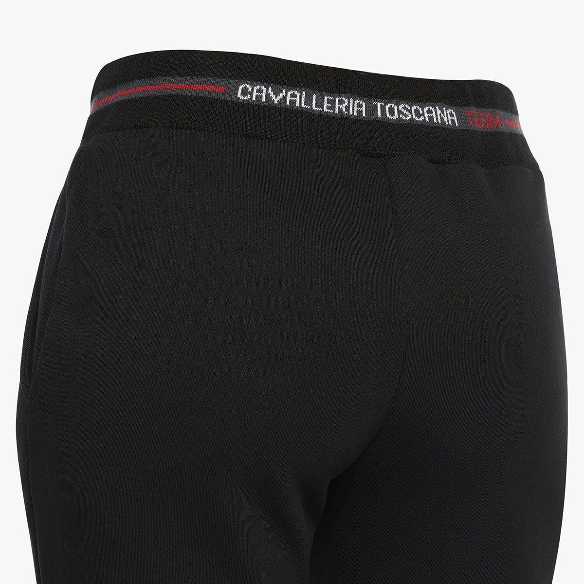 Cavalleria Toscana Women's Team Red Stripe Cotton Jogger