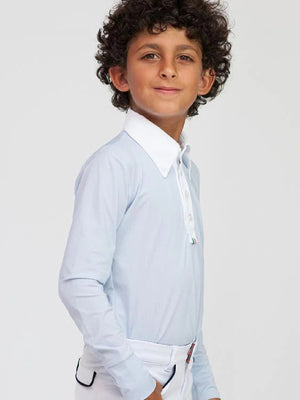 For Horses Boys Toby Long Sleeve Show Shirt