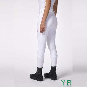 Girl’s Syracuse Riding Breeches with Knee Grip Optical White