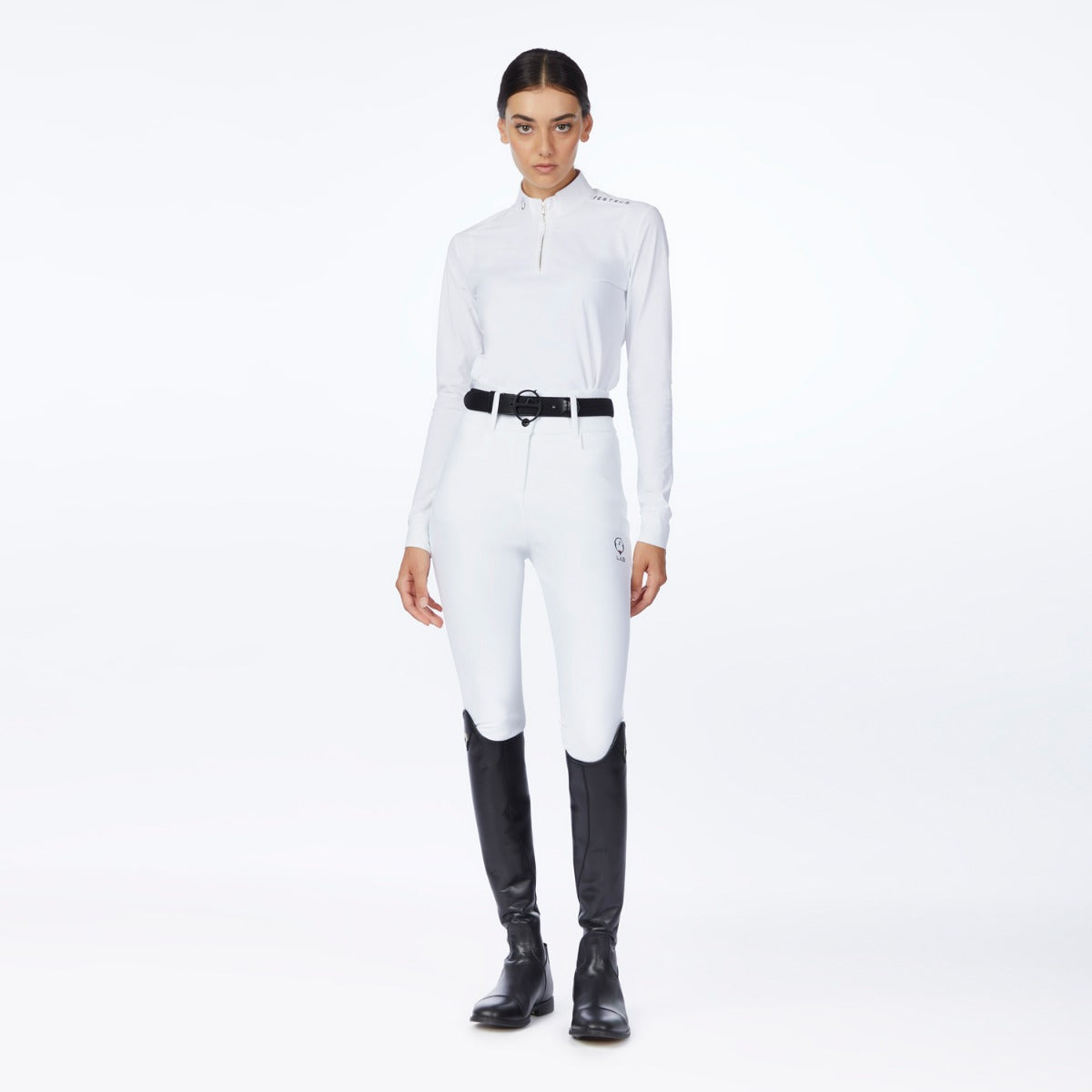 Women's Bellatrix Breeches Full Grip High Waist-Optical White