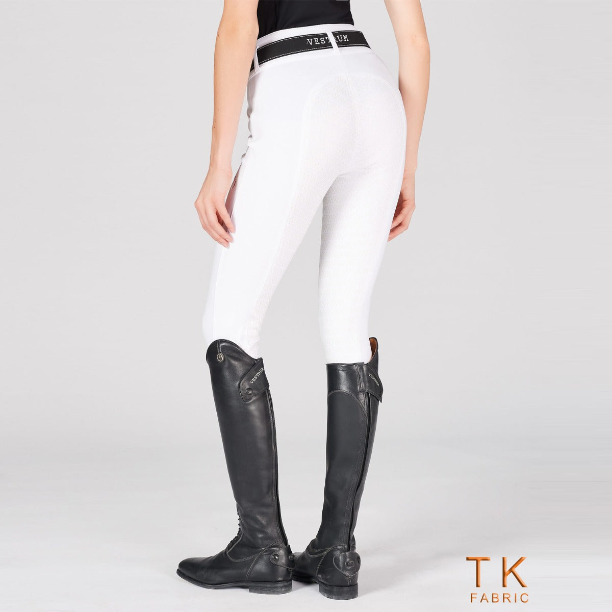 Women's Molveno Riding Breeches with Full Grip-Tk Fabric-Optical White