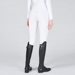 Women's Molveno Breeches Full Grip High West-White