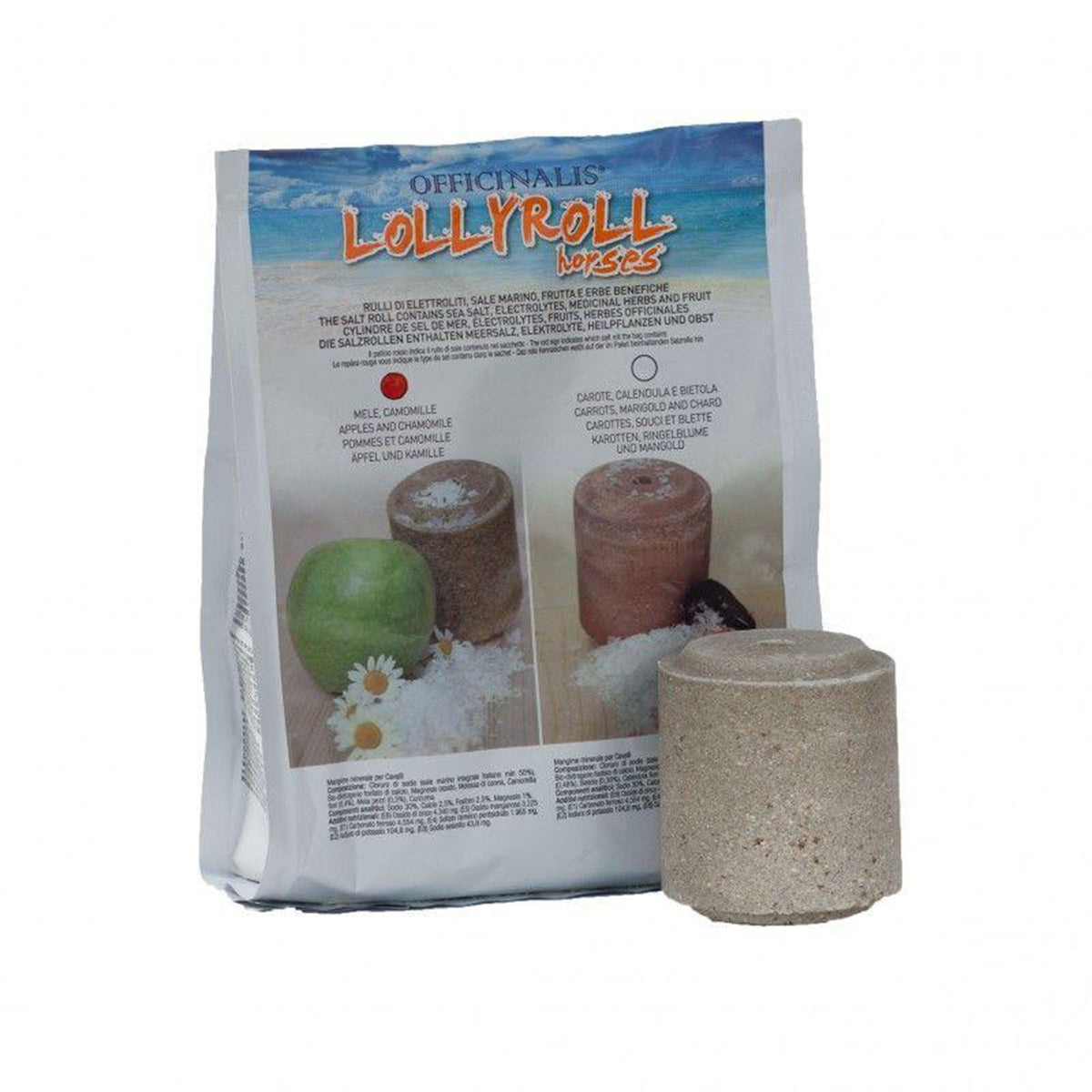 Officinalis Fennel / Chicory / Melissa Lollyroll Salt Blocks (Pack Of 2 Blocks)