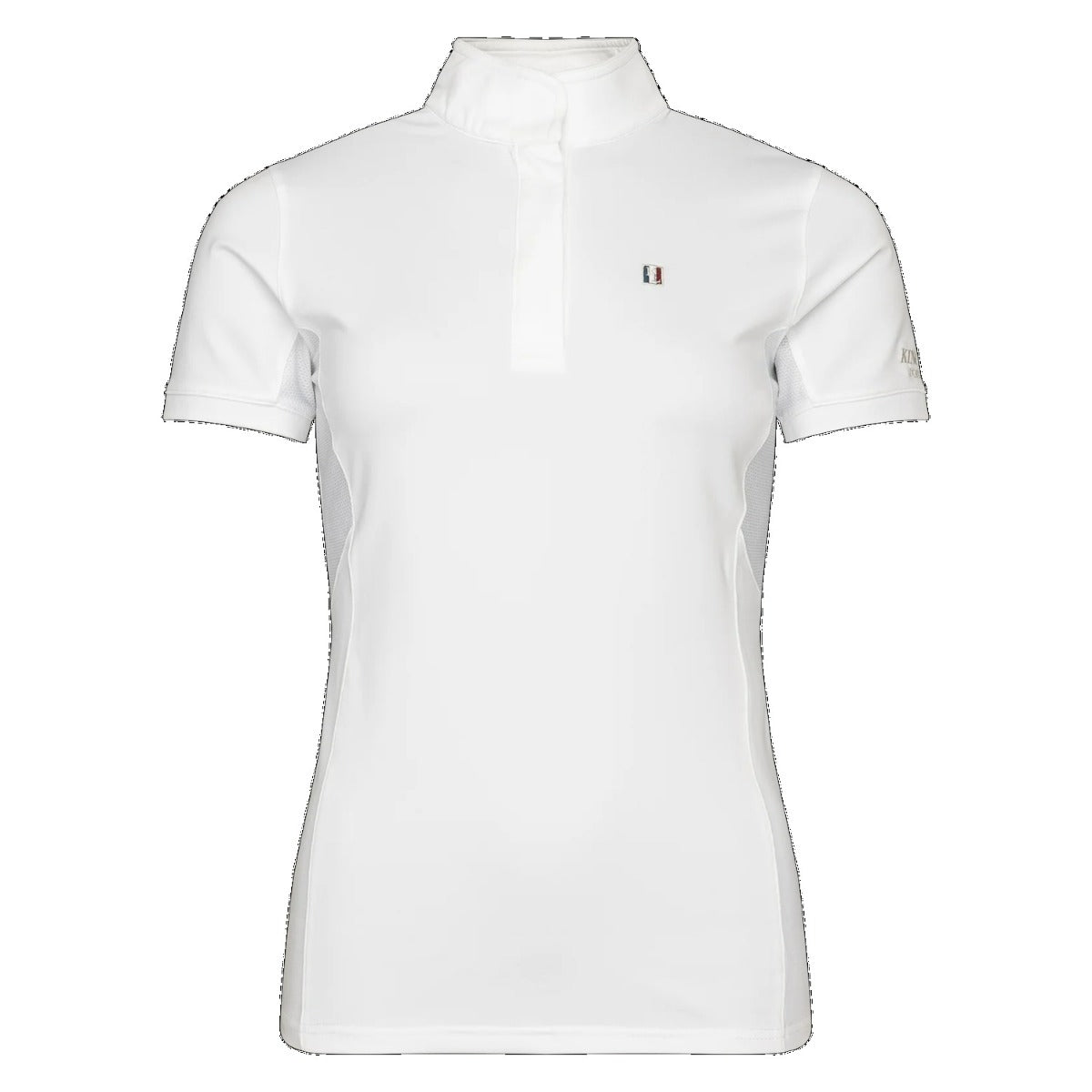 Kingsland Classic Women's SS Show Shirt with standing collar-White