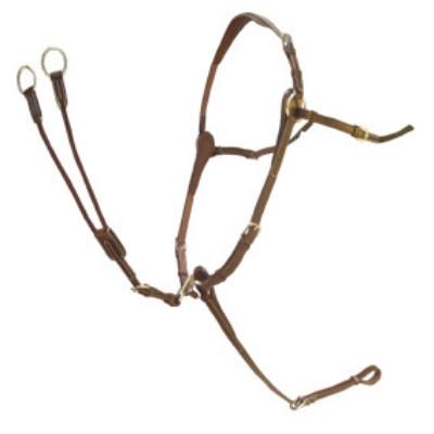 Silver Crown Breastplate with Rivet without Fork